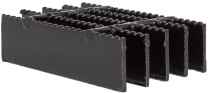 38-W-4 Carbon Steel Heavy-Duty Bar Grating 250-38 Serrated (2-1/2