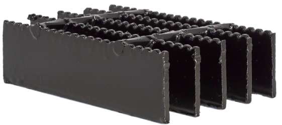 30-W-4 Carbon Steel Heavy-Duty Bar Grating 250-30 Serrated (2-1/2