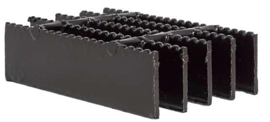 22-W-4 Carbon Steel Heavy-Duty Bar Grating 350-22 Serrated (3-1/2
