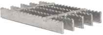 19-W-4 Stainless Steel Light-Duty Bar Grating 100 Serrated (1