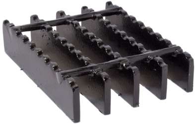 22-W-4 Carbon Steel Heavy-Duty Bar Grating 100-22 Serrated (1