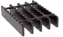 30-W-4 Carbon Steel Heavy-Duty Bar Grating 125-30 Serrated (1-1/4
