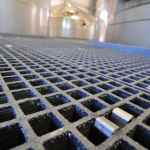 1-1/2” molded grating used at brewery platforms