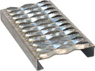 Grip Strut Safety Grating 3-Diamond Plank (1-1/2” Depth, 14 Gauge, 7