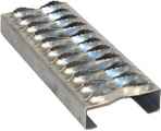 Grip Strut Safety Grating 2-Diamond Plank (1-1/2” Depth, 14 Gauge, 4-3/4” Width) - 21514 Galvanized