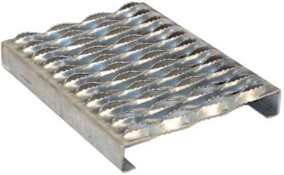Grip Strut Safety Grating 4-Diamond Plank (1-1/2” Depth, .100 Thick, 9-1/2” Width) - 41510-A Aluminum