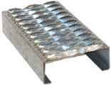 Grip Strut Safety Grating 3-Diamond Plank (2-1/2” Depth, .100 Thick, 7” Width) - 32510-A Aluminum