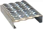 Grip Strut Safety Grating 4-Diamond Plank (2” Depth, .080 Thick, 9-1/2” Width) - 42012-A Aluminum