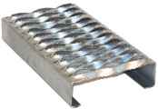 Grip Strut Safety Grating 3-Diamond Plank (2” Depth, .080 Thick, 7” Width) - 32012-A Aluminum