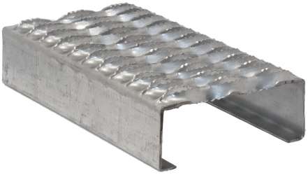 Grip Strut Safety Grating 3-Diamond Plank (3” Depth, .080 Thick, 7” Width) - 33012-A Aluminum