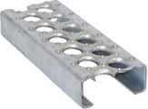  Perf-O Grip Grating 2-Hole Plank (2” Depth, 14 Gauge, 7” Width) - P32014S Stainless Steel