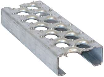  Perf-O Grip Grating 2-Hole Plank (2” Depth, 14 Gauge, 5” Width) - P22014S Stainless Steel
