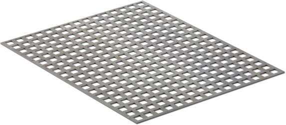 Perforated Metal - Carbon Steel IPA #205 - Square Hole (1